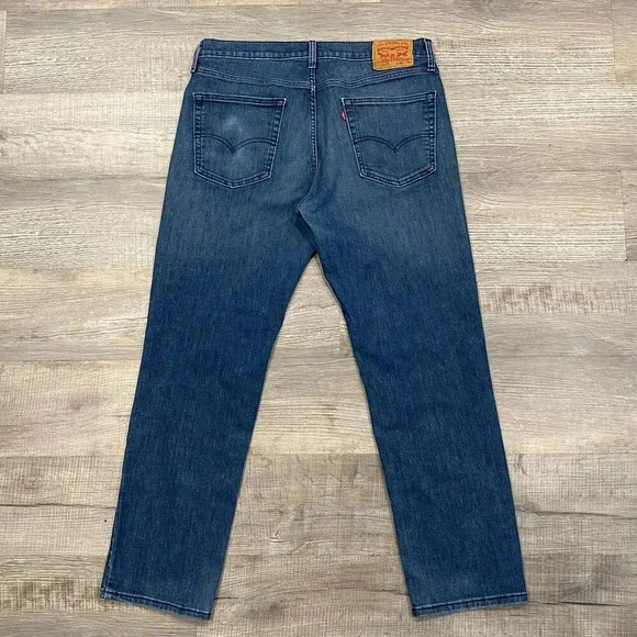 Levis 541 Jeans Mens 36x34 (36x32) Blue Straight Relaxed Fit Blue Dad Levi's - Picture 12 of 14